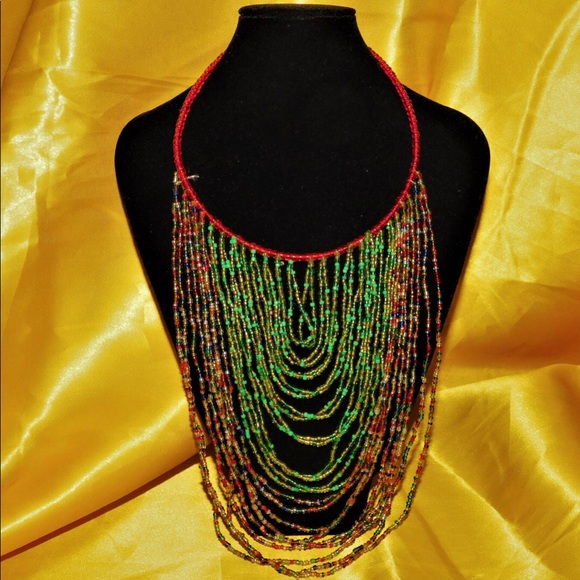Jewelry - Handmade African Beaded Necklace